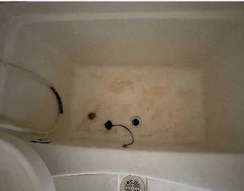 【施工事例】摂津市 一戸建て 浴槽再生研磨・サビ除去